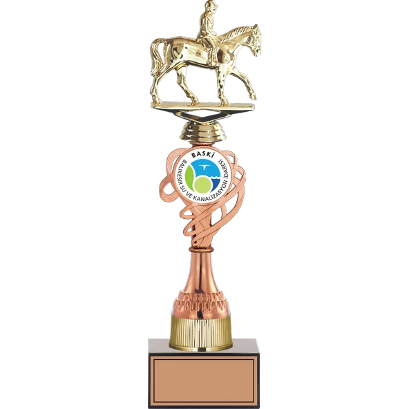 ODAK KUPA - Figürlü Kupalar - At / Binici Figürlü Kupalar FG-036 C - 36 cm ürün görseli 1