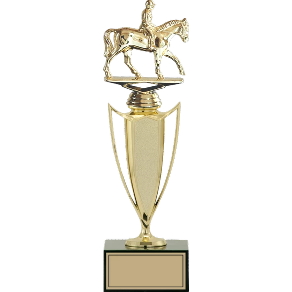 ODAK KUPA - Figürlü Kupalar - At / Binici Figürlü Kupalar FG-039 A - 34 cm ürün görseli 1