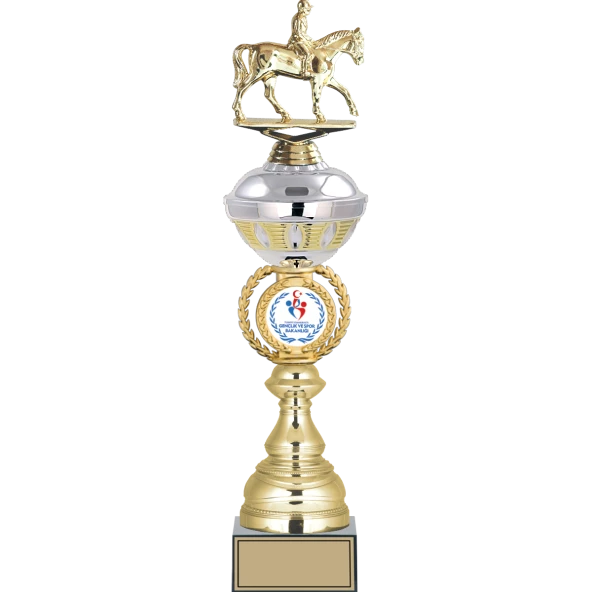 ODAK KUPA - Figürlü Kupalar - At / Binici Figürlü Kupalar FG-066 A - 48 cm ürün görseli 1