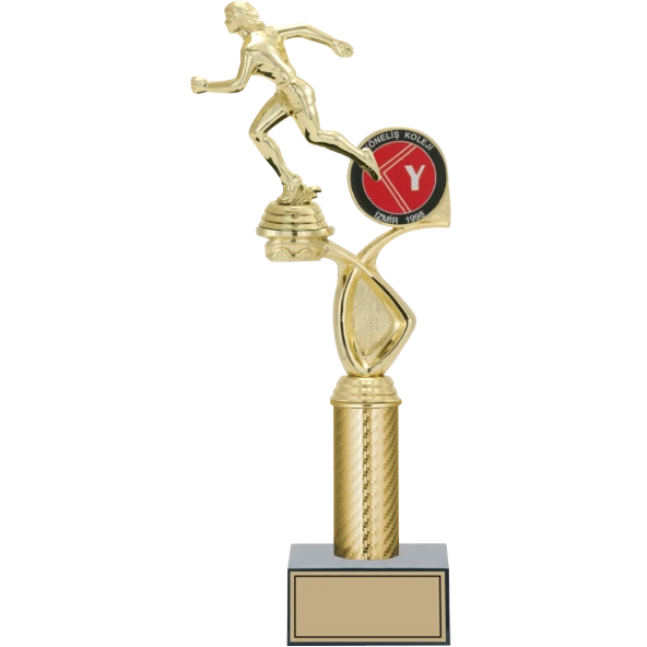 ODAK KUPA - Figürlü Kupalar - Atletizm Kadın Figürlü Kupalar FG-015 B - 38 cm ürün görseli 1
