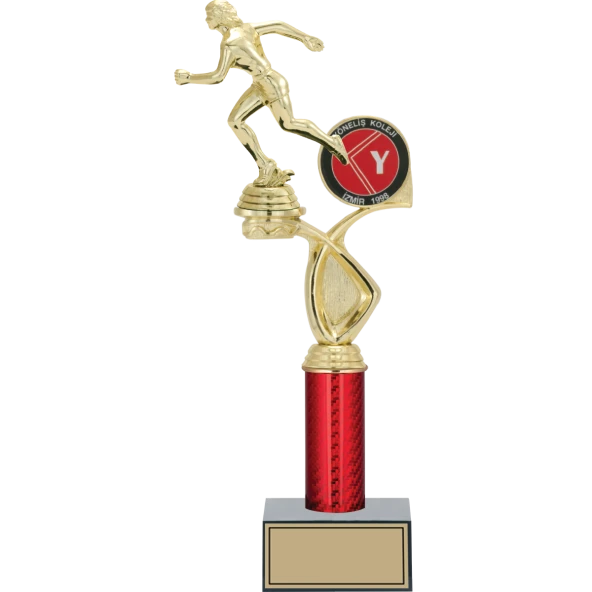 ODAK KUPA - Figürlü Kupalar - Atletizm Kadın Figürlü Kupalar FG-016 B - 38 cm ürün görseli 1