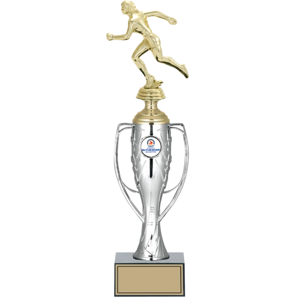 ODAK KUPA - Figürlü Kupalar - Atletizm Kadın Figürlü Kupalar FG-025 B - 38 cm ürün görseli 1