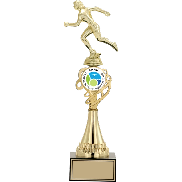 ODAK KUPA - Figürlü Kupalar - Atletizm Kadın Figürlü Kupalar FG-034 A - 39 cm ürün görseli 1