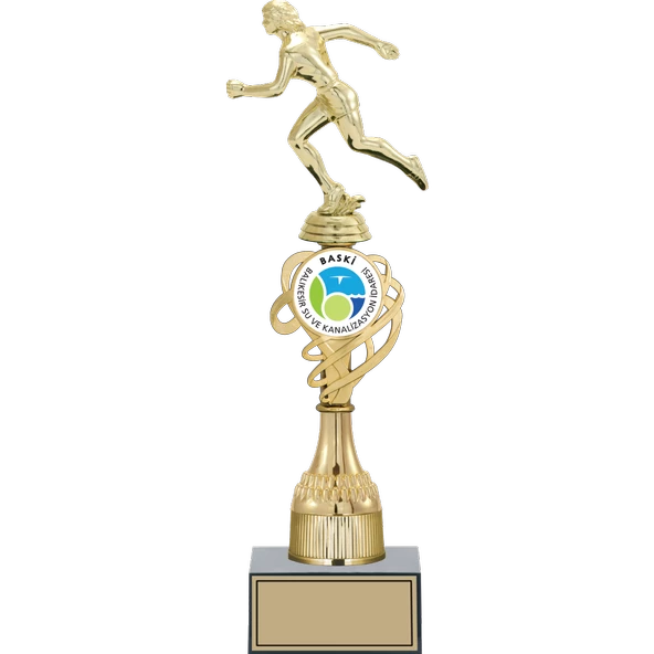 ODAK KUPA - Figürlü Kupalar - Atletizm Kadın Figürlü Kupalar FG-033 C - 38 cm ürün görseli 1