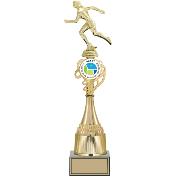 ODAK KUPA - Figürlü Kupalar - Atletizm Kadın Figürlü Kupalar FG-036 A - 44 cm ürün görseli 1