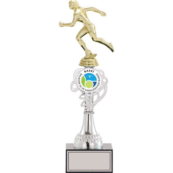 ODAK KUPA - Figürlü Kupalar - Atletizm Kadın Figürlü Kupalar FG-034 B - 37 cm ürün görseli 1