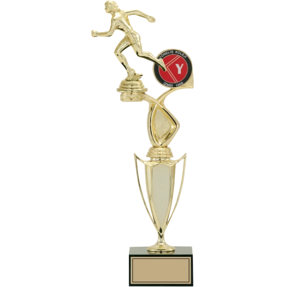 ODAK KUPA - Figürlü Kupalar - Atletizm Kadın Figürlü Kupalar FG-043 B - 43 cm ürün görseli 1