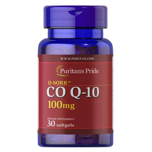 Puritans Pride CO Q-10 100 Mg 30 Kapsül ürün görseli 1