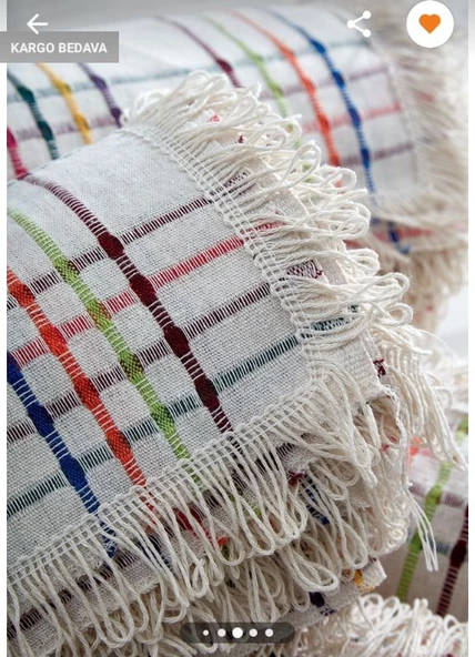 0061 Miss Linda Home %100 Pamuklu Buldan Işi Koltuk-çekyat Örtüsü 180 X 450 Cm ürün görseli 1