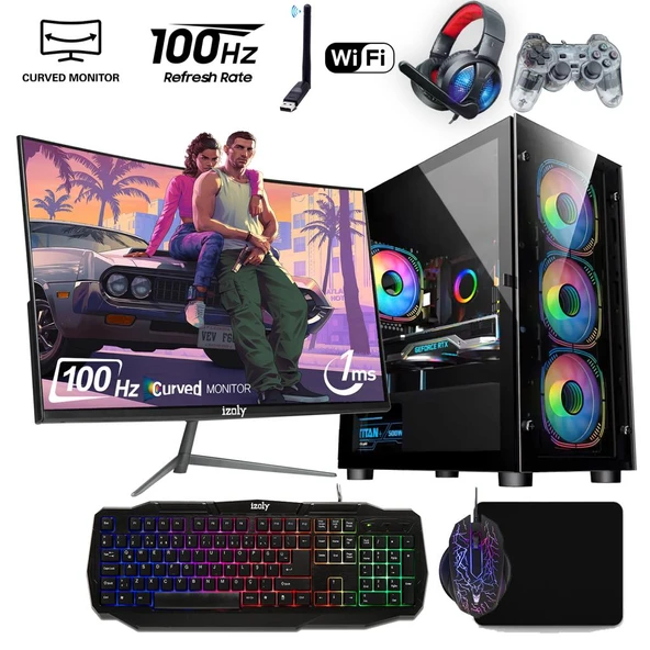 İzoly Spectre YZ i5-4570 16GB 512GB SSD RX 580 8GB 24'' Oyuncu Oem Seti ürün görseli 1