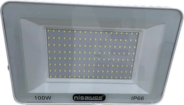 NisaLuce 100W Slim Led Projektör 3000K IP66 ürün görseli 1