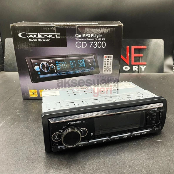 Cadence Oto Teyip Bluetoothlu Çift Usbli 60X4 Watt Aux Çıkışlı ürün görseli 1