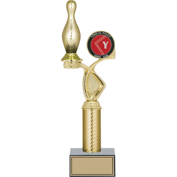 ODAK KUPA - Figürlü Kupalar - Bowling / Pin Figürlü Kupalar FG-015 B - 37 cm ürün görseli 1