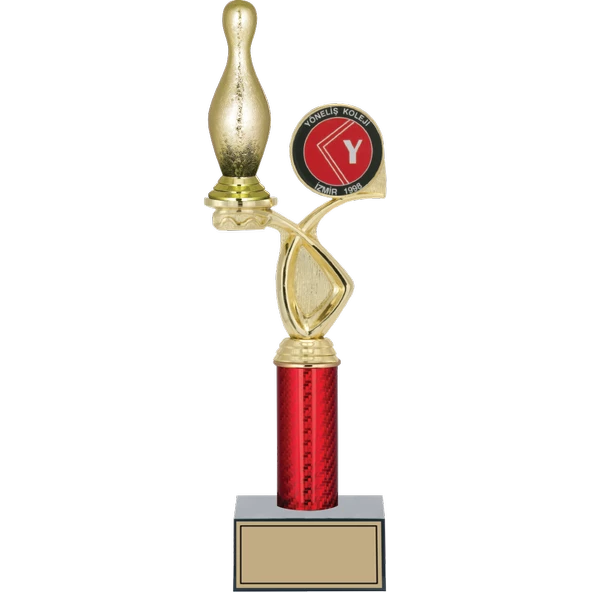 ODAK KUPA - Figürlü Kupalar - Bowling / Pin Figürlü Kupalar FG-016 B - 37 cm ürün görseli 1