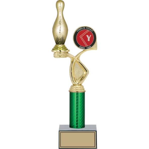 ODAK KUPA - Figürlü Kupalar - Bowling / Pin Figürlü Kupalar FG-018 B - 37 cm ürün görseli 1