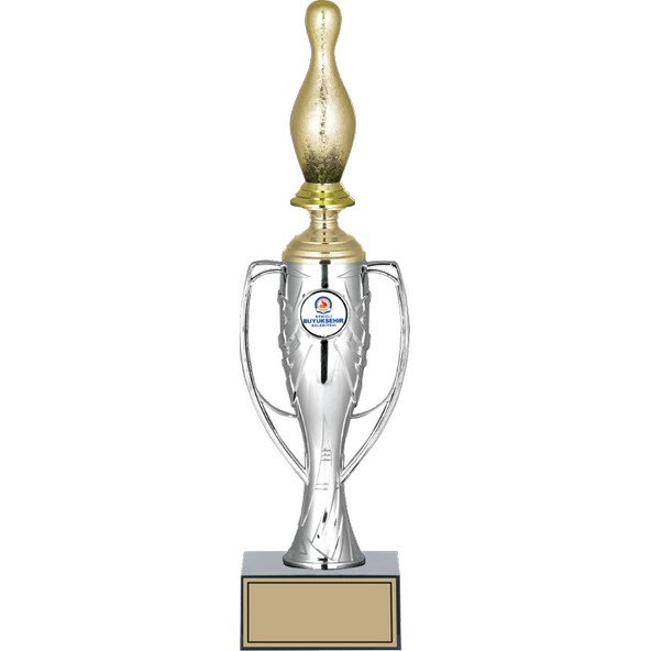 ODAK KUPA - Figürlü Kupalar - Bowling / Pin Figürlü Kupalar FG-025 B - 38 cm ürün görseli 1