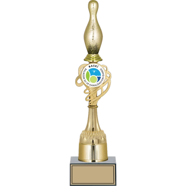 ODAK KUPA - Figürlü Kupalar - Bowling / Pin Figürlü Kupalar FG-033 B - 40 cm ürün görseli 1