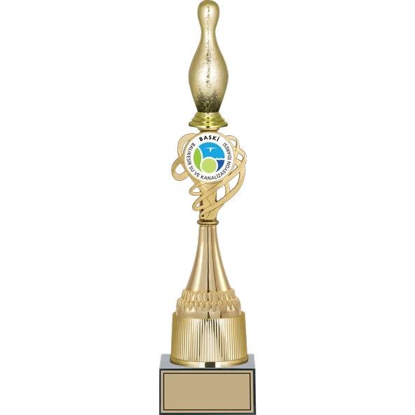 ODAK KUPA - Figürlü Kupalar - Bowling / Pin Figürlü Kupalar FG-036 A - 43 cm ürün görseli 1