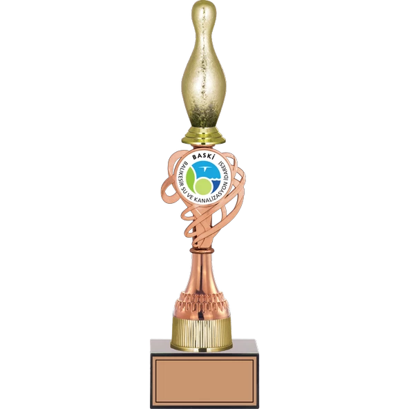 ODAK KUPA - Figürlü Kupalar - Bowling / Pin Figürlü Kupalar FG-036 C - 37 cm ürün görseli 1