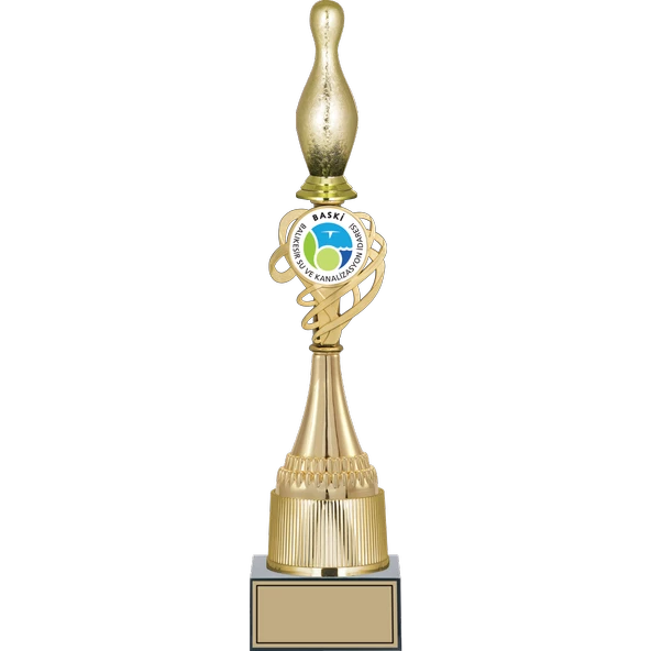 ODAK KUPA - Figürlü Kupalar - Bowling / Pin Figürlü Kupalar FG-033 A - 43 cm ürün görseli 1