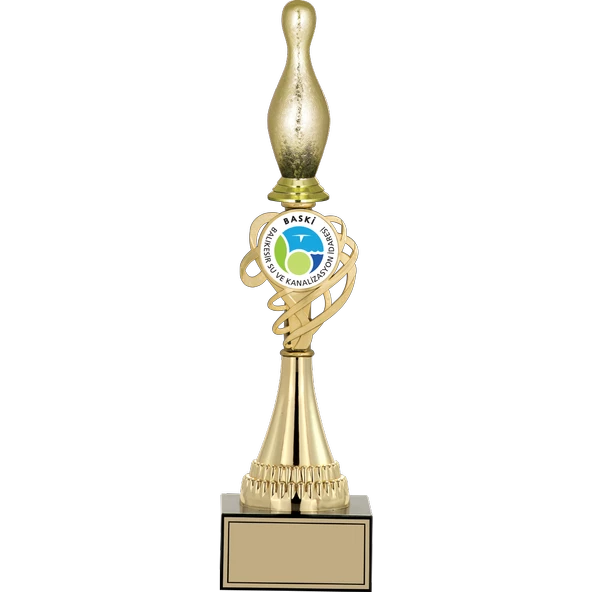 ODAK KUPA - Figürlü Kupalar - Bowling / Pin Figürlü Kupalar FG-034 A - 38 cm ürün görseli 1