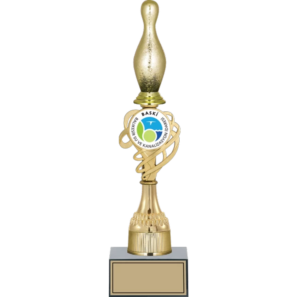 ODAK KUPA - Figürlü Kupalar - Bowling / Pin Figürlü Kupalar FG-033 C - 37 cm ürün görseli 1