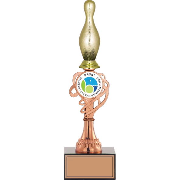 ODAK KUPA - Figürlü Kupalar - Bowling / Pin Figürlü Kupalar FG-034 C - 34 cm ürün görseli 1