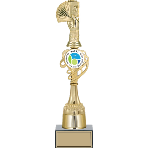 ODAK KUPA - Figürlü Kupalar - Briç Figürlü Kupalar FG-033 B - 39 cm ürün görseli 1
