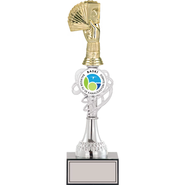 ODAK KUPA - Figürlü Kupalar - Briç Figürlü Kupalar FG-034 B - 35 cm ürün görseli 1