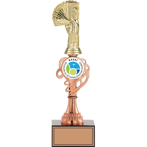 ODAK KUPA - Figürlü Kupalar - Briç Figürlü Kupalar FG-034 C - 33 cm ürün görseli 1