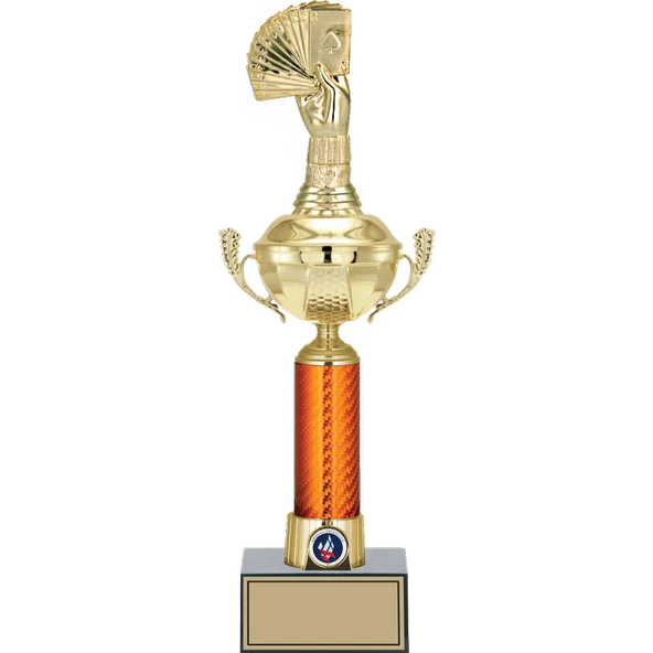 ODAK KUPA - Figürlü Kupalar - Briç Figürlü Kupalar FG-056 B - 42 cm ürün görseli 1
