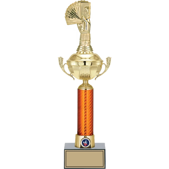 ODAK KUPA - Figürlü Kupalar - Briç Figürlü Kupalar FG-056 A - 45 cm ürün görseli 1