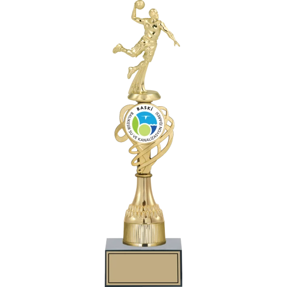 ODAK KUPA - Figürlü Kupalar - Hentbol Figürlü Kupalar FG-033 C - 38 cm ürün görseli 1
