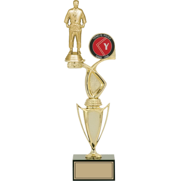 ODAK KUPA - Figürlü Kupalar - Judo / Karate Figürlü Kupalar FG-043 C - 41 cm ürün görseli 1