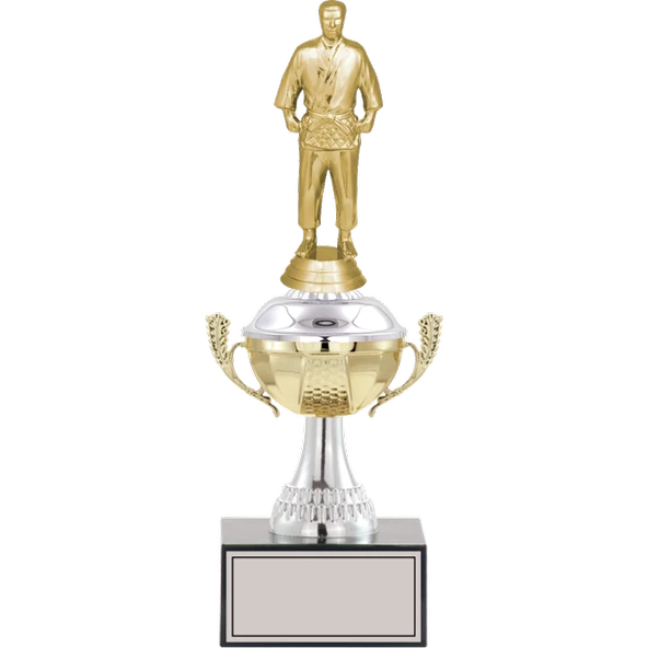ODAK KUPA - Figürlü Kupalar - Judo / Karate Figürlü Kupalar FG-046 C - 31 cm ürün görseli 1