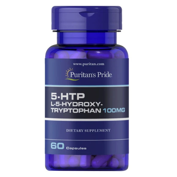 Puritans Pride 5-HTP 100 Mg 60 Kapsül ürün görseli 1