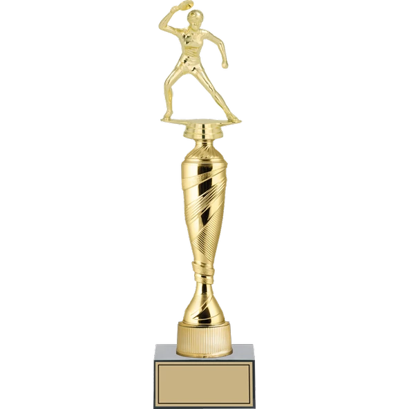 ODAK KUPA - Figürlü Kupalar - Masa Tenisi Kadın Figürlü Kupalar FG-027 C - 39 cm ürün görseli 1