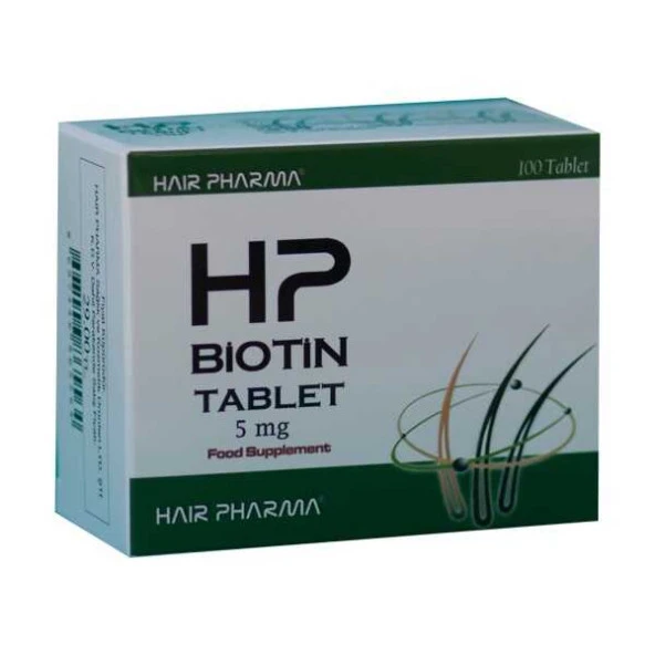 HP Biotin 5 mg 120 Tablet ürün görseli 1