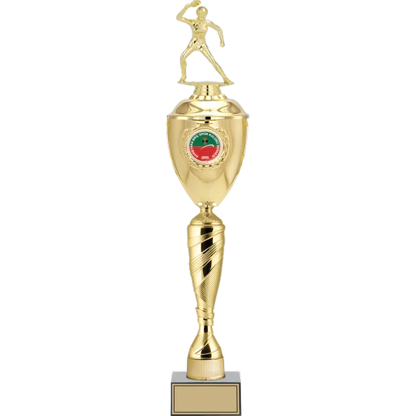 ODAK KUPA - Figürlü Kupalar - Masa Tenisi Kadın Figürlü Kupalar FG-083 B - 63 cm ürün görseli 1