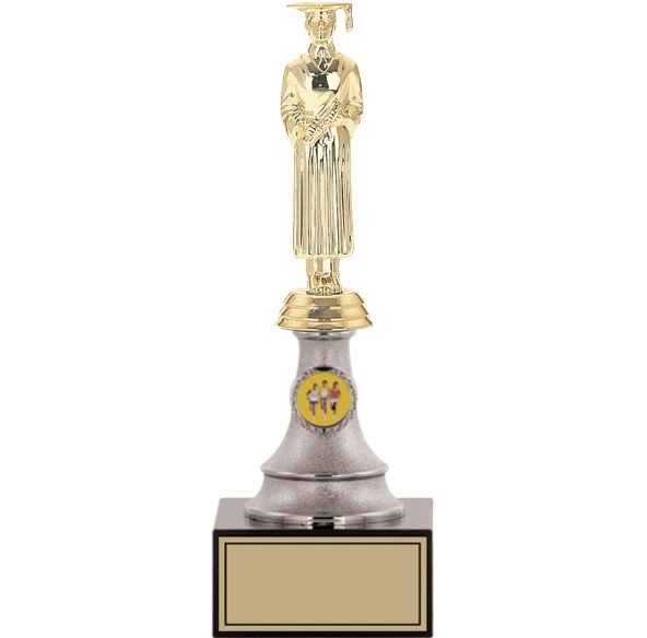 ODAK KUPA - Figürlü Kupalar - Mezuniyet Erkek Figürlü Kupalar FG-010 B - 27 cm ürün görseli 1