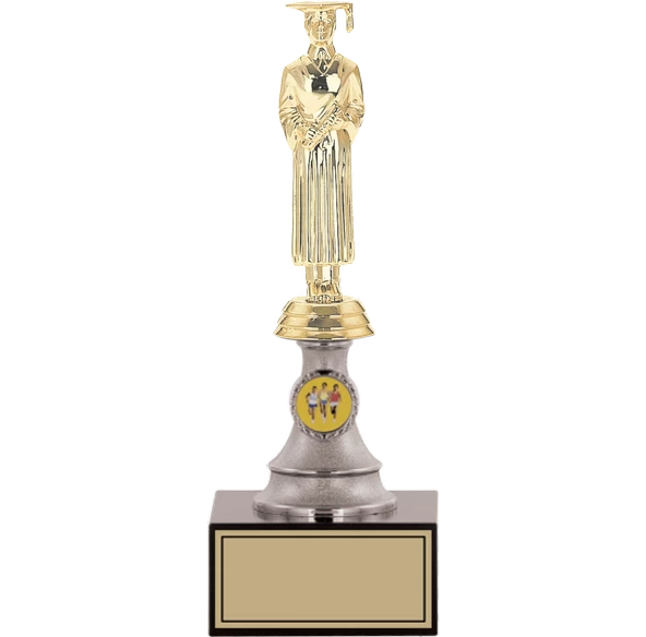 ODAK KUPA - Figürlü Kupalar - Mezuniyet Erkek Figürlü Kupalar FG-010 C - 26 cm ürün görseli 1