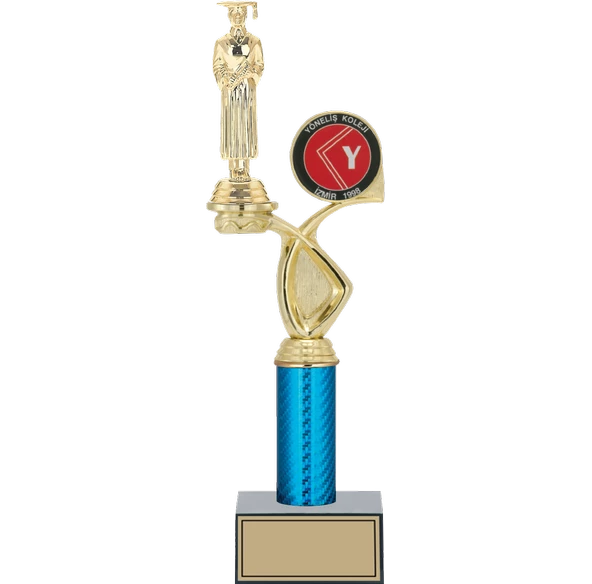 ODAK KUPA - Figürlü Kupalar - Mezuniyet Erkek Figürlü Kupalar FG-017 B - 37 cm ürün görseli 1