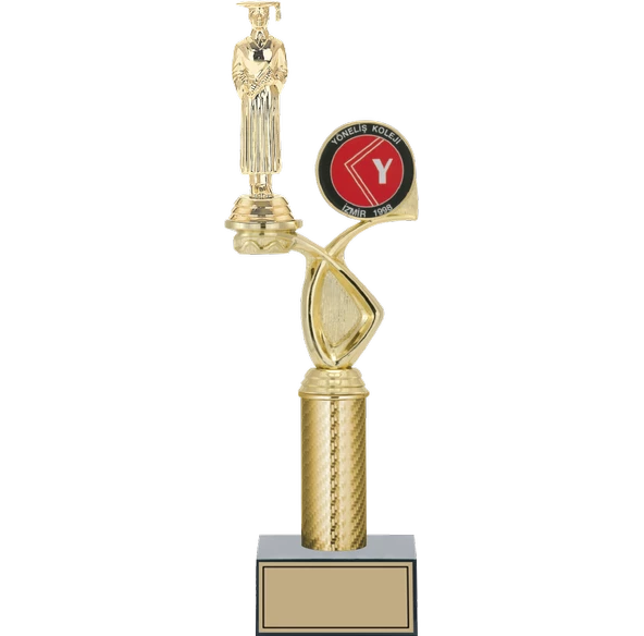 ODAK KUPA - Figürlü Kupalar - Mezuniyet Erkek Figürlü Kupalar FG-015 B - 37 cm ürün görseli 1