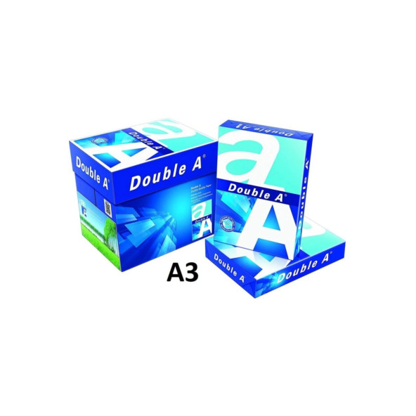 Double A A3 Fotokopi Kağıdı 80gr 5 Paket (1 Koli) (2500 Adet) ürün görseli 1