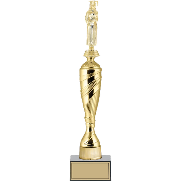 ODAK KUPA - Figürlü Kupalar - Mezuniyet Kadın Figürlü Kupalar FG-027 B - 46 cm ürün görseli 1