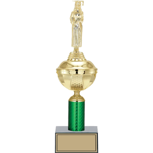 ODAK KUPA - Figürlü Kupalar - Mezuniyet Kadın Figürlü Kupalar FG-049 C - 37 cm ürün görseli 1