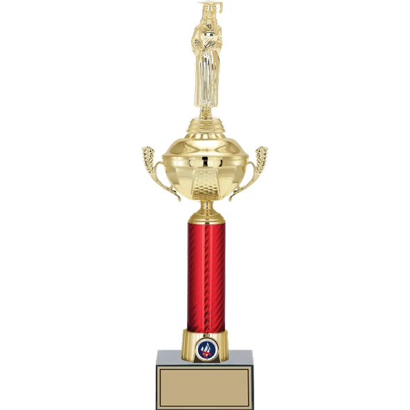 ODAK KUPA - Figürlü Kupalar - Mezuniyet Kadın Figürlü Kupalar FG-054 A - 46 cm ürün görseli 1