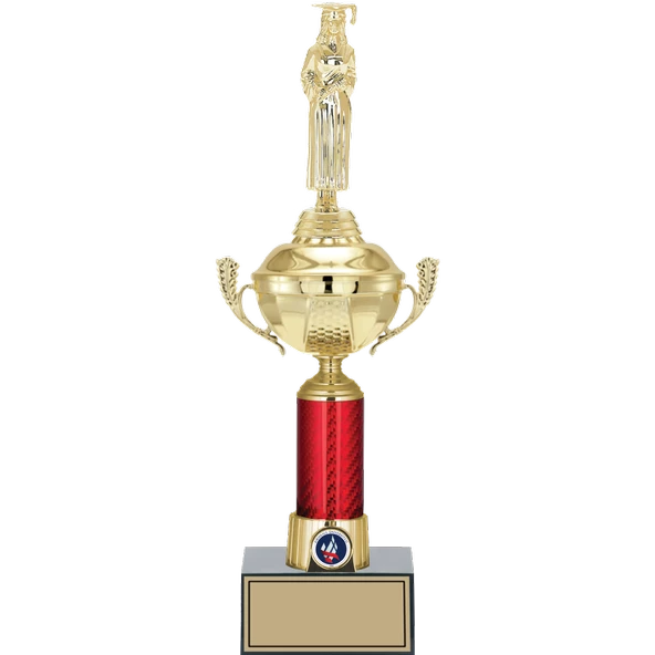 ODAK KUPA - Figürlü Kupalar - Mezuniyet Kadın Figürlü Kupalar FG-054 C - 41 cm ürün görseli 1