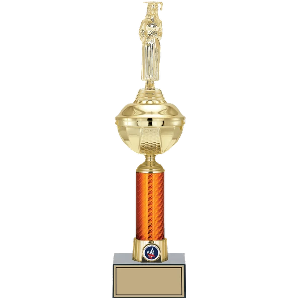 ODAK KUPA - Figürlü Kupalar - Mezuniyet Kadın Figürlü Kupalar FG-055 B - 43 cm ürün görseli 1
