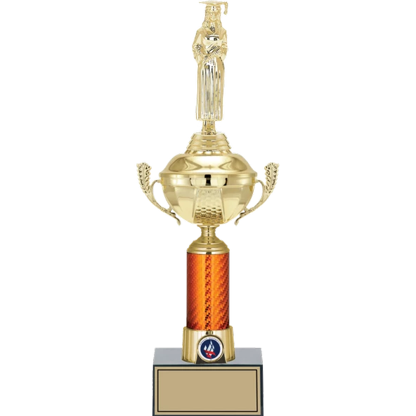 ODAK KUPA - Figürlü Kupalar - Mezuniyet Kadın Figürlü Kupalar FG-056 C - 41 cm ürün görseli 1